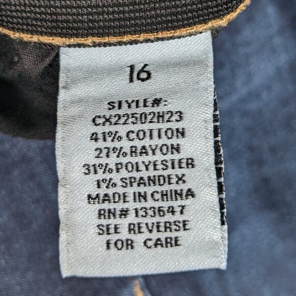 Celebrity Pink Jeans 16 Mid Rise Ankle Skinny Blue Stretch Denim Womens Pants - Picture 6 of 6